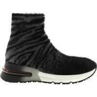Sneakers King Black Sneakers In Eco-Fur* Femei