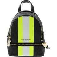 Rucsacuri Black Backpack With Neon Yellow Print Femei