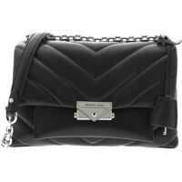 Genti tip postas Black Quilted Effect Bag Femei