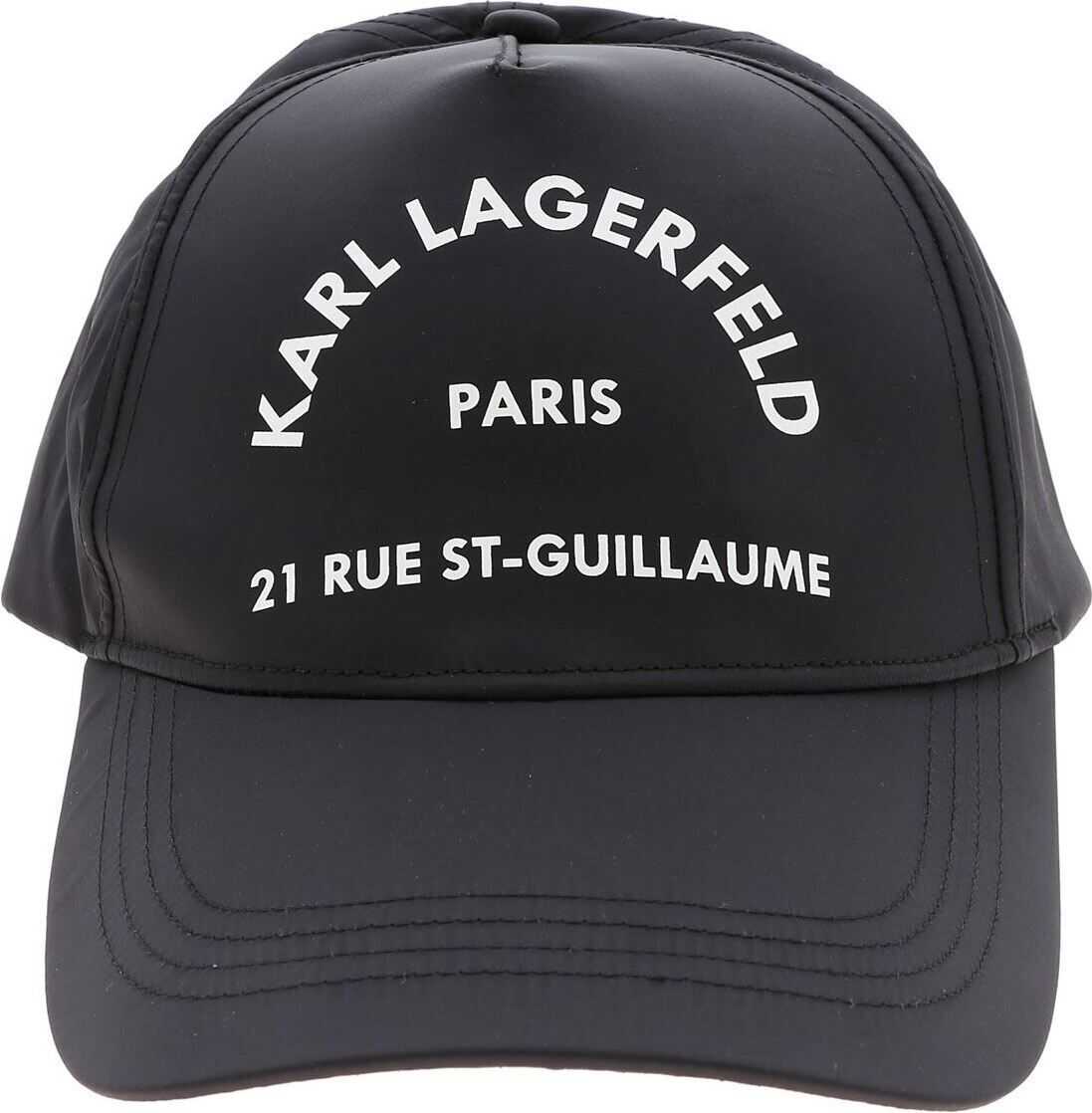 Karl Lagerfeld Rue St Guillaume Cap In Black Black