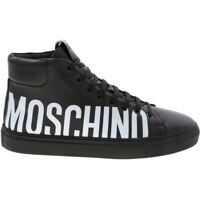 Sneakers Moschino Sneakers In Black With Logo Print