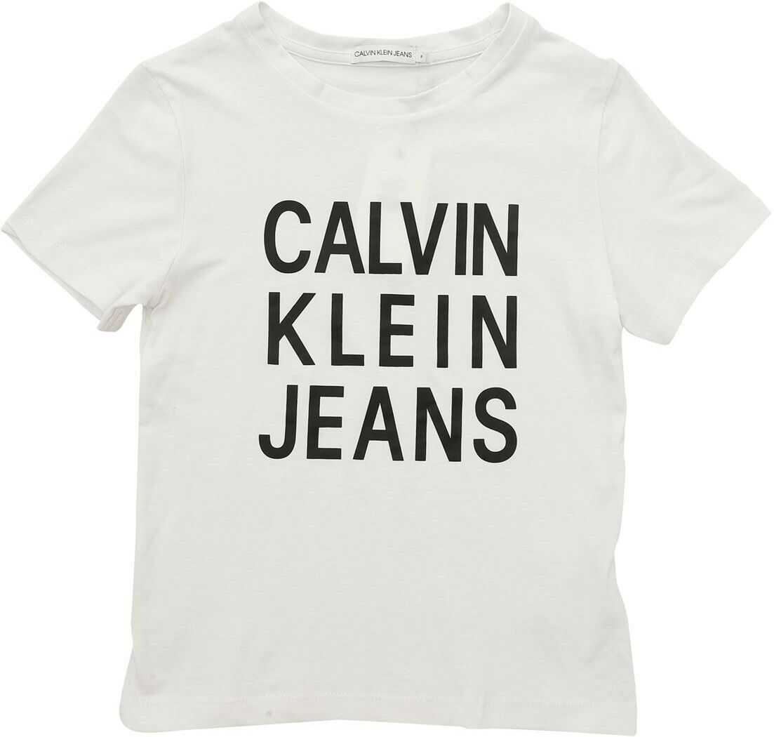 Calvin Klein Jeans Ckj Printed White T-Shirt White