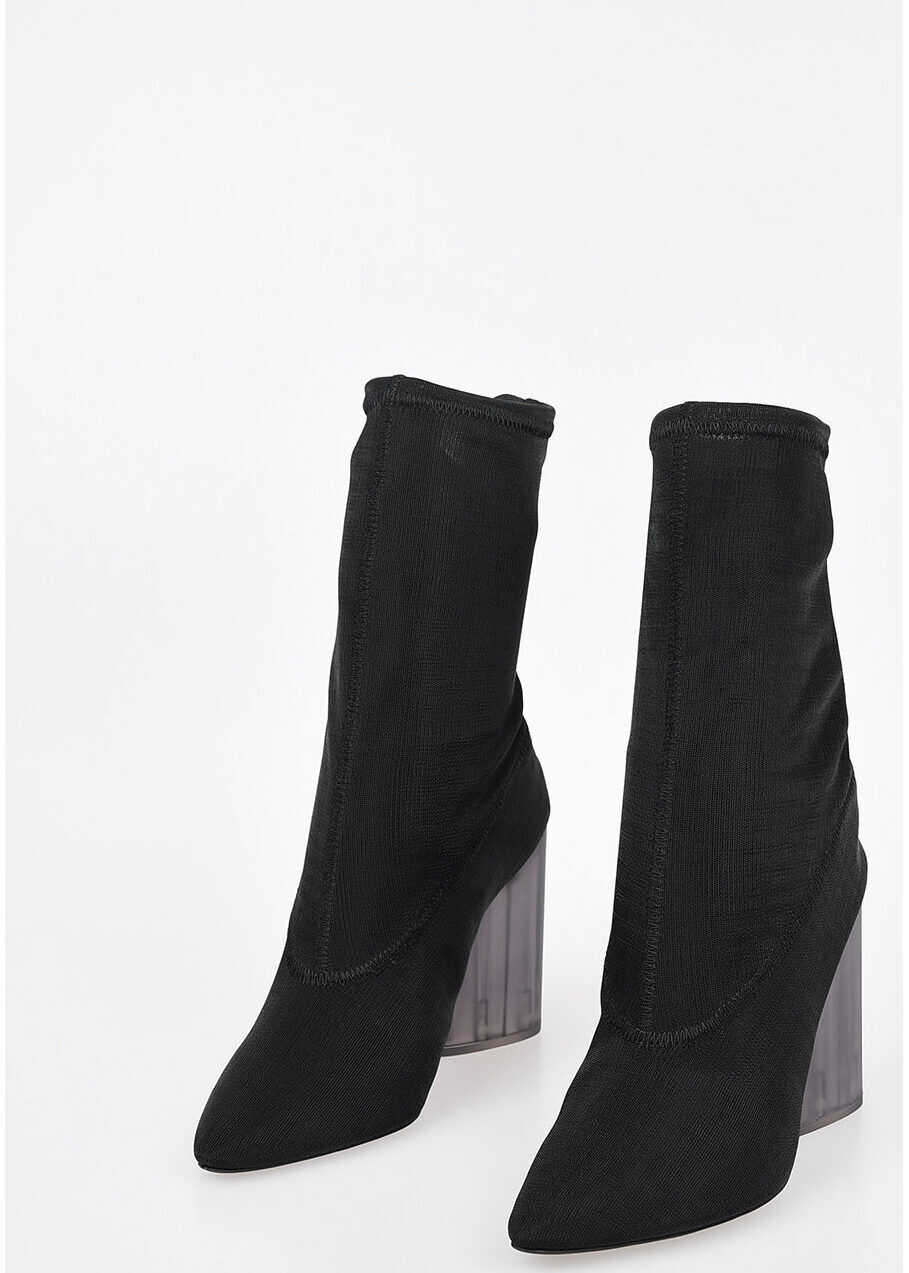 Yeezy SEASON 7 10cm Fabric Ankle Boots BLACK