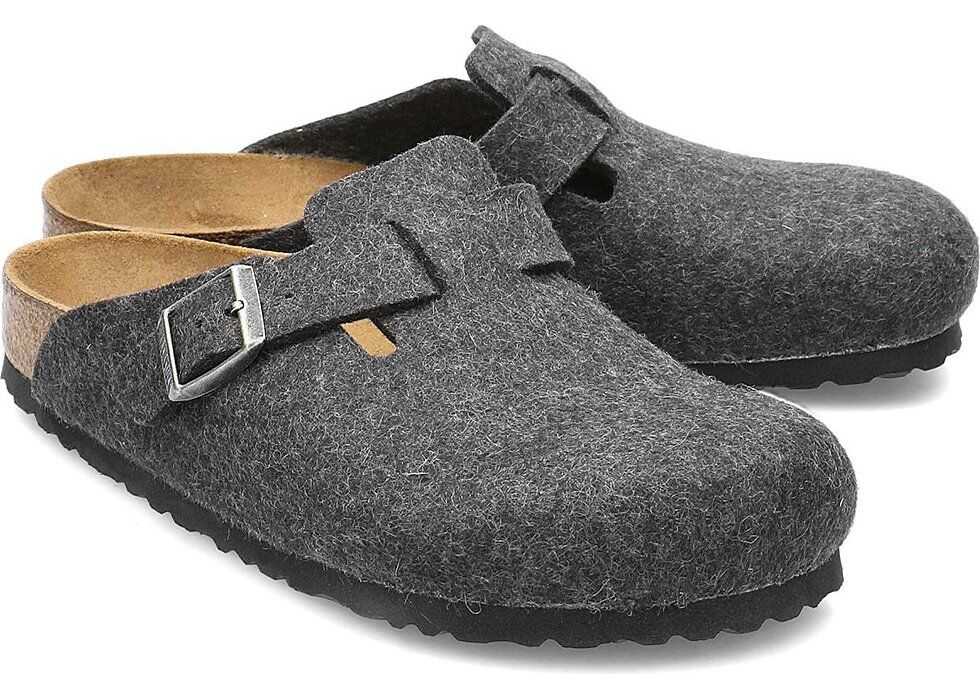 Birkenstock Boston Szary