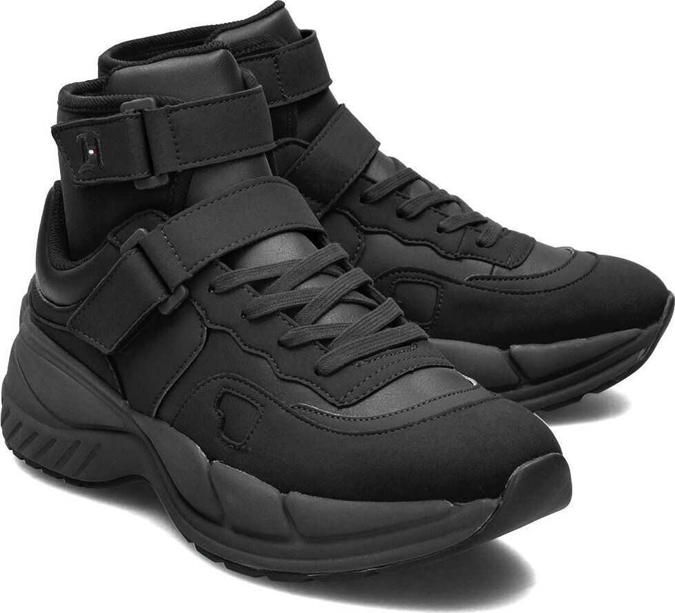 Tommy Hilfiger Varsity Chunky Mid Czarny