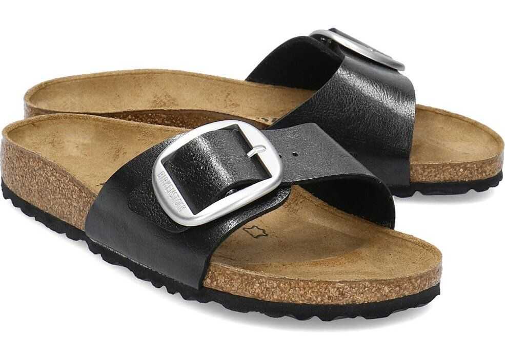 Birkenstock Madrid Big Buckle Czarny