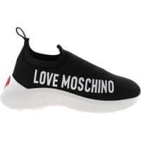 Sneakers Black Sneakers With White Logo Femei