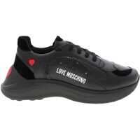 Sneakers Black Sneakers With Logo Print Femei