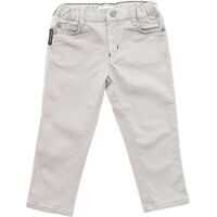 Pantaloni casual Grey Pants With Logo Label Baieti