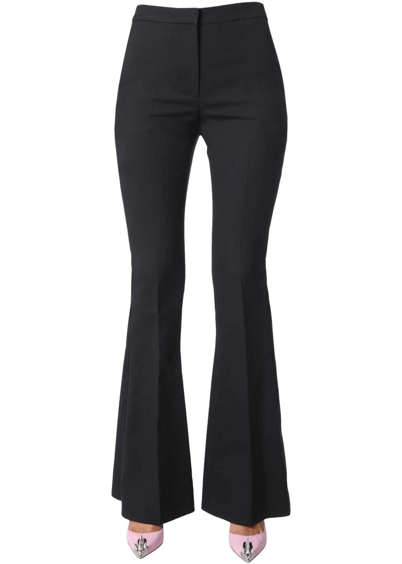 Alexander McQueen Bootcut Pants BLACK