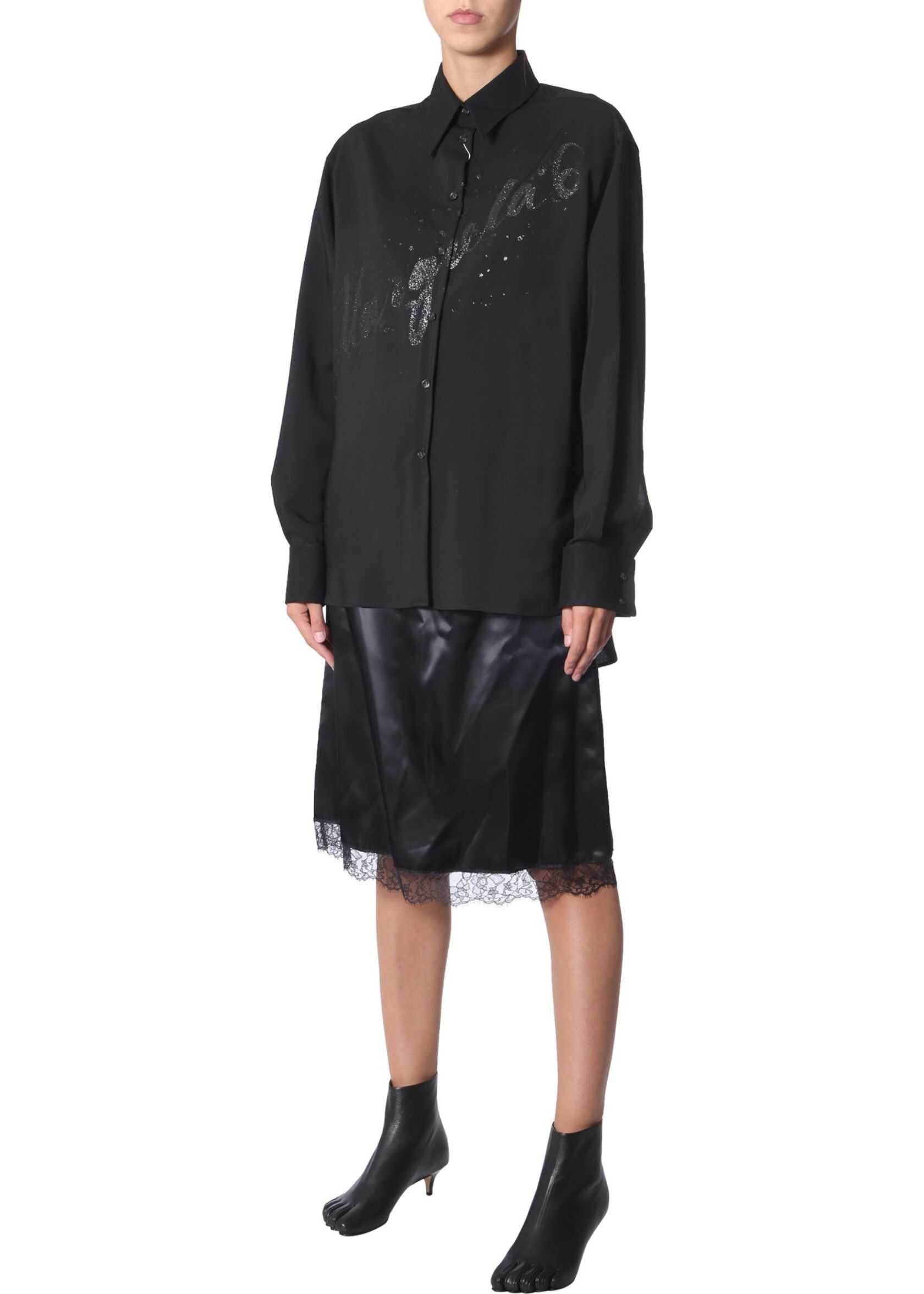 MM6 Maison Margiela Dress With Logo BLACK