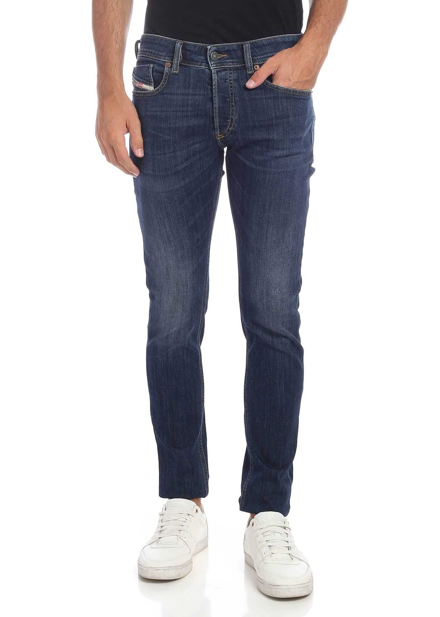 Diesel Sleenker Jeans In Blue Blue