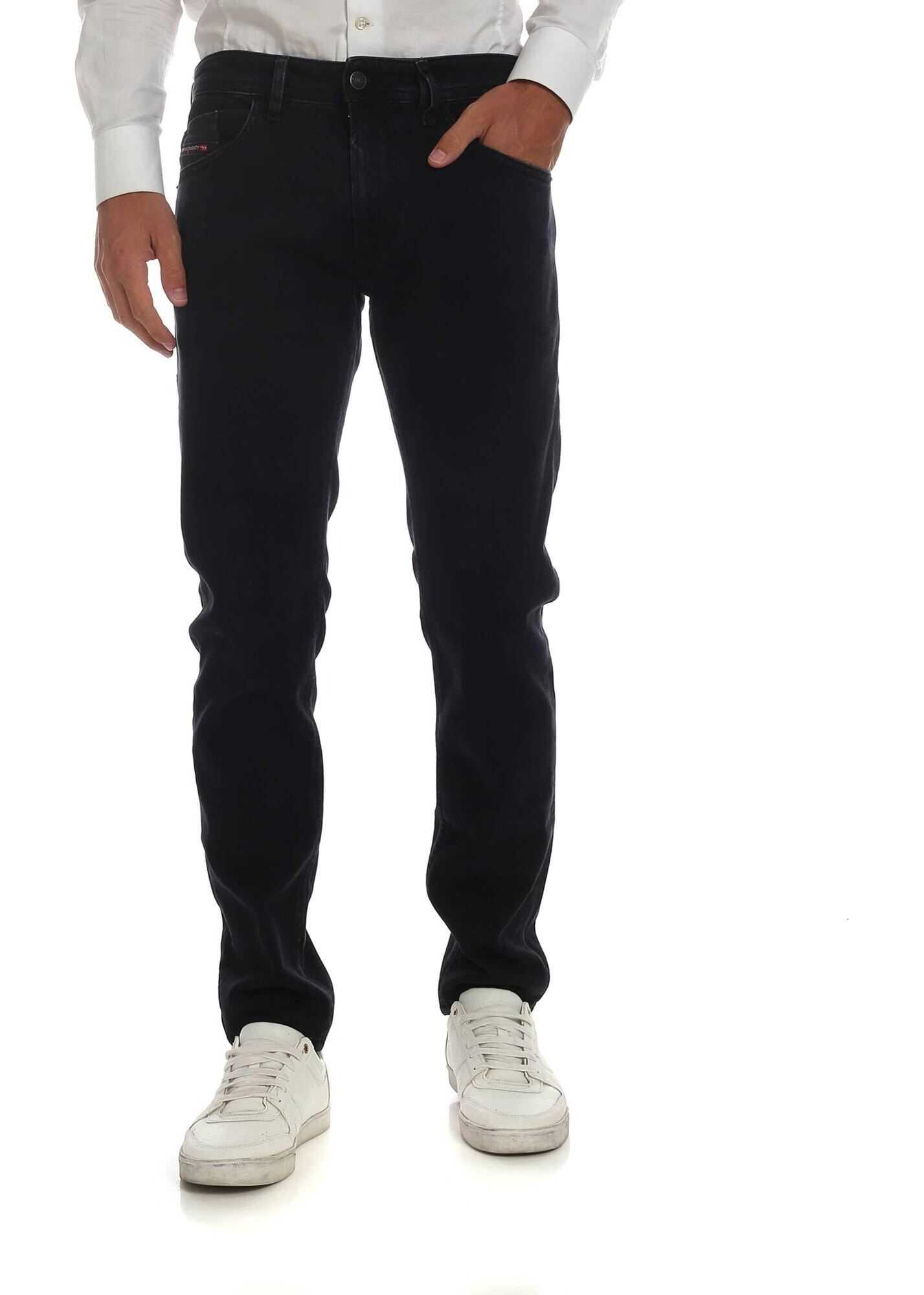 Blug Diesel Tommer Jeans In Black Black