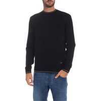 Pulovere casual Gray Edges Pullover In Black Barbati