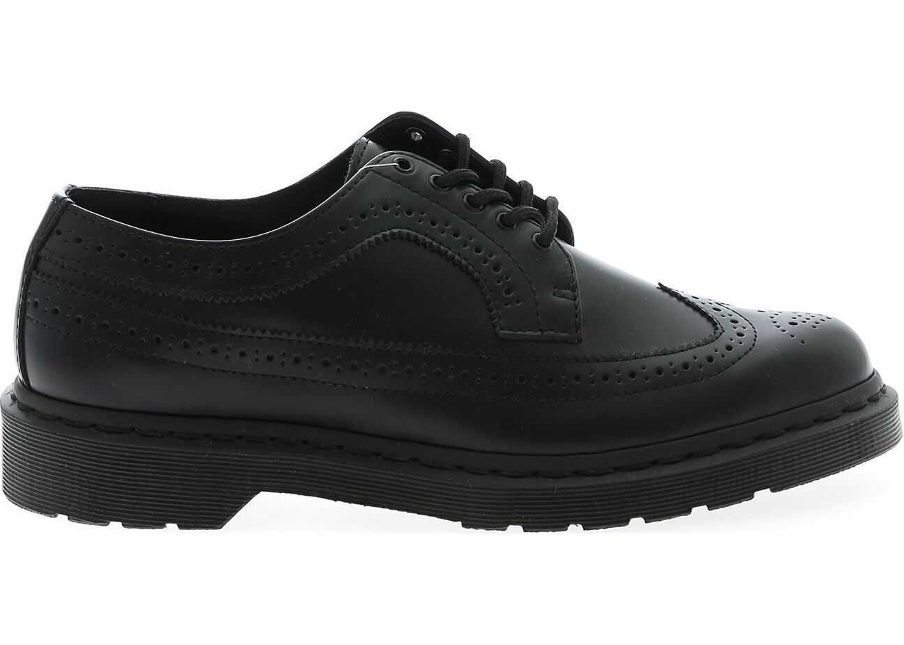 Dr. Martens Smooth Derby In Black Black