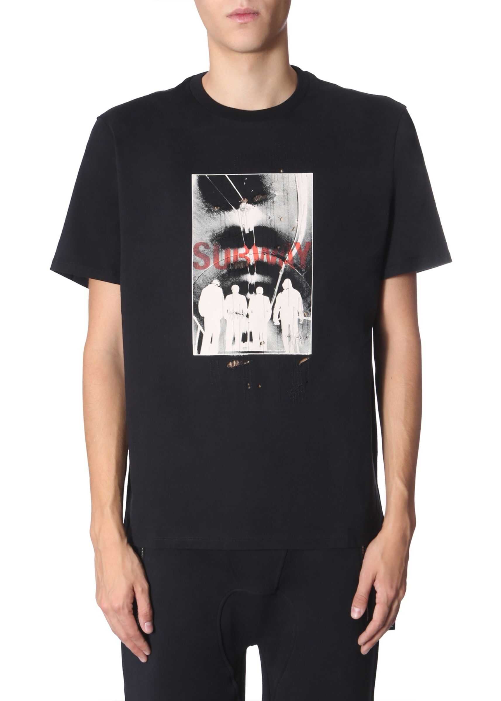 Neil Barrett Loose Fit T-Shirt BLACK