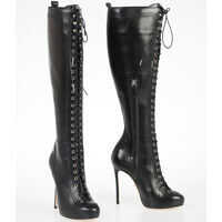 Cizme lungi 12cm Leather WITNESS Boots Femei