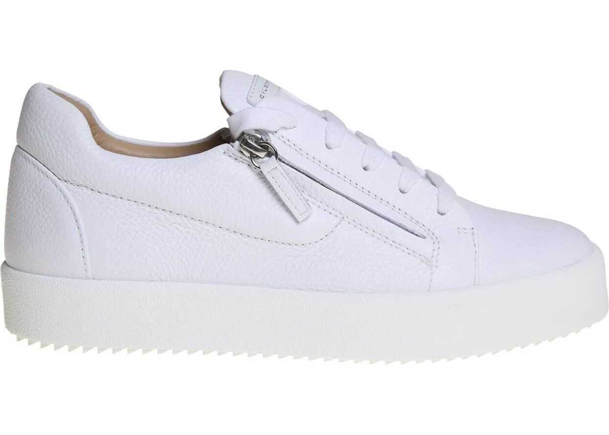 Giuseppe Zanotti May Sneakers In White Nappa Leather White