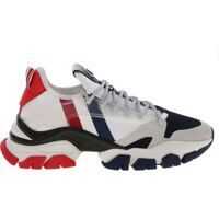 Sneakers Moncler Trevor Sneakers In White Blue And Red