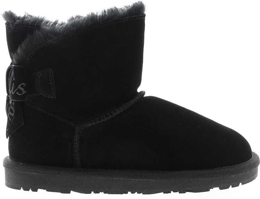 Monnalisa Ugo Ankle Boots In Black Black