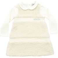 Rochii casual Teddy Effect Dress In Ivory Color Fete