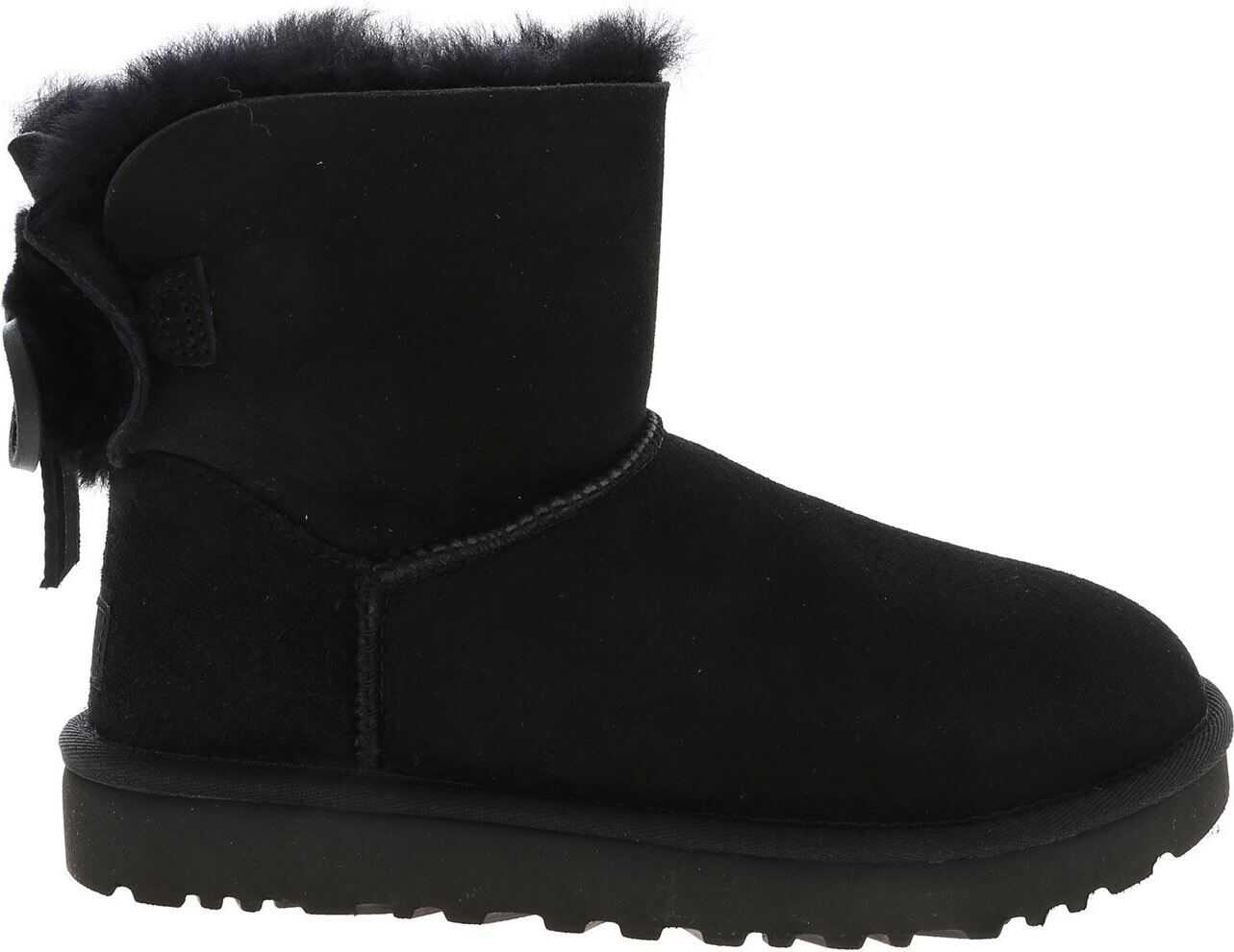 UGG Classic Double Bow Mini Boots In Black Black