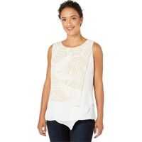 Bluze Sleeveless Printed Layered Top Femei
