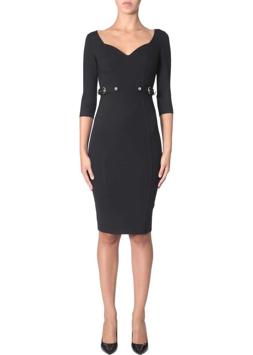 Versace Jeans Viscose Dress BLACK