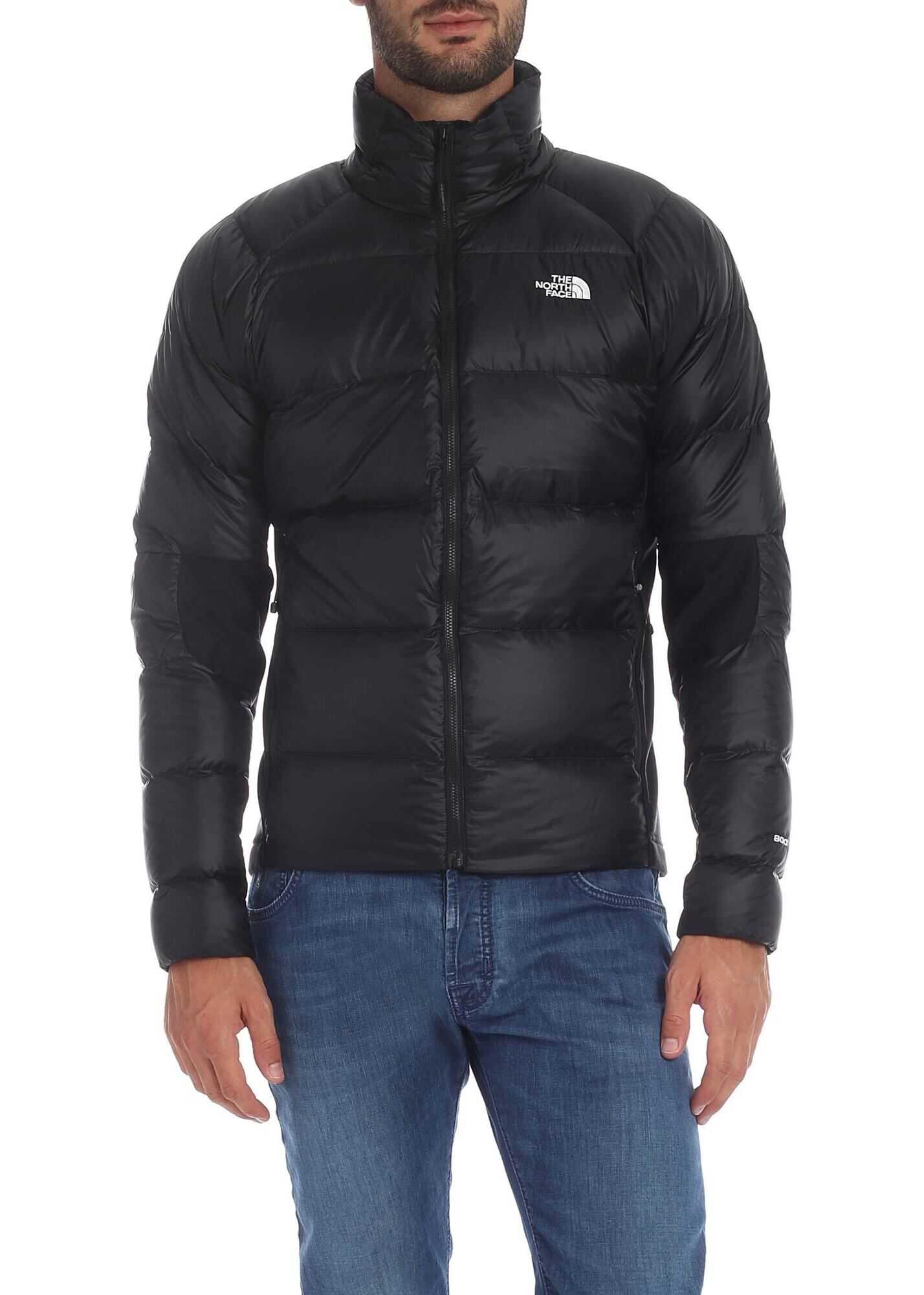 The North Face Crimptastic Hybrid Down Jacket In Black Black