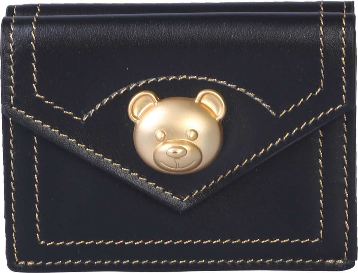 Moschino Teddy Bear Wallet BLACK