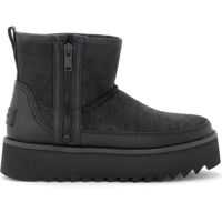 Botine Stivaletto Ugg Classic Rebel Biker Mini In Pelle E Montone Femei