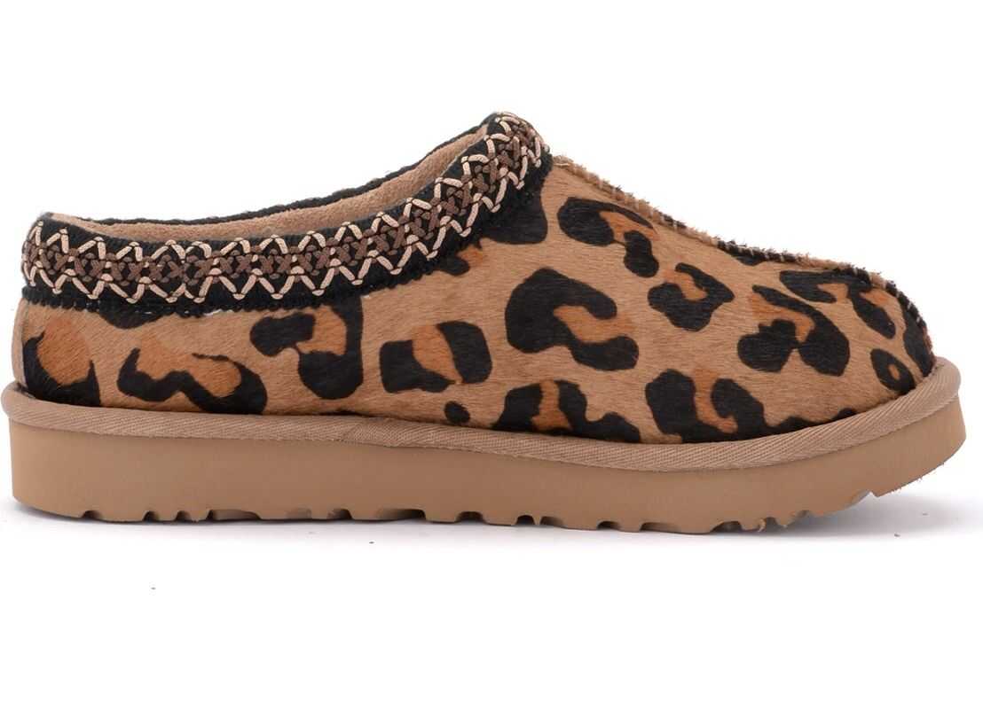 UGG Ciabatta Ugg Tasman In Pelle Scamosciata Leopardata N/A
