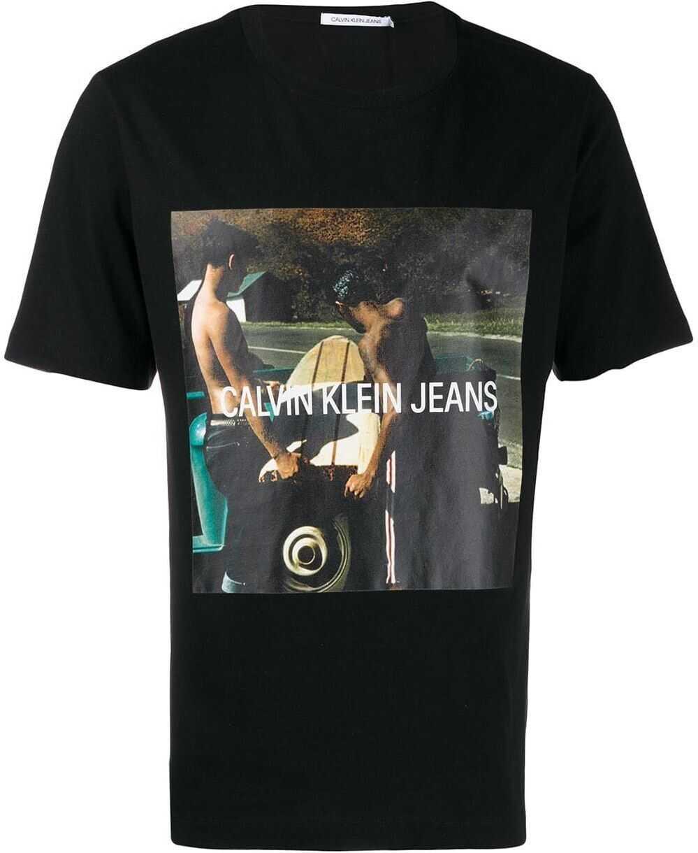 Calvin Klein Jeans Cotton T-Shirt* BLACK