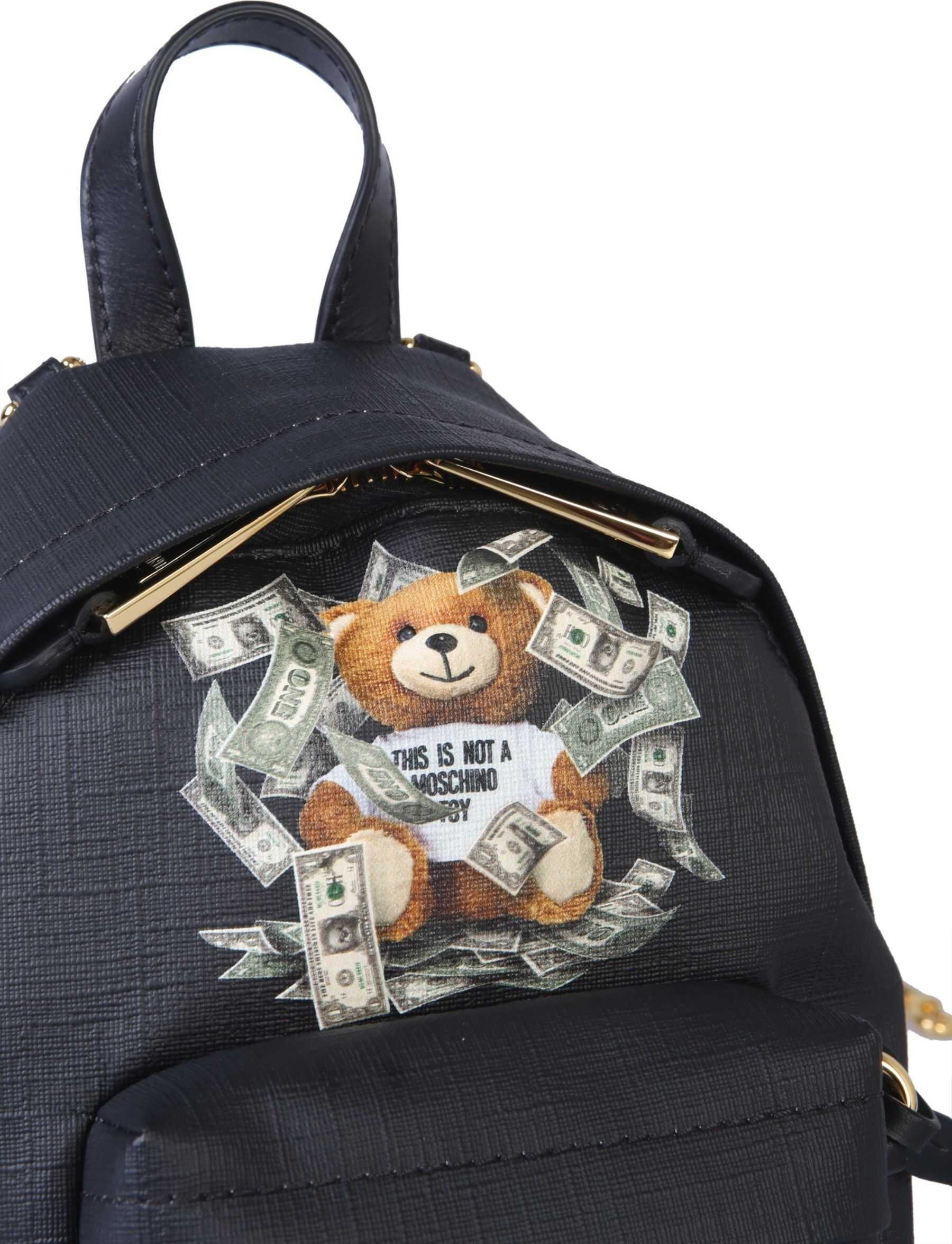 Moschino Mini Backpack BLACK