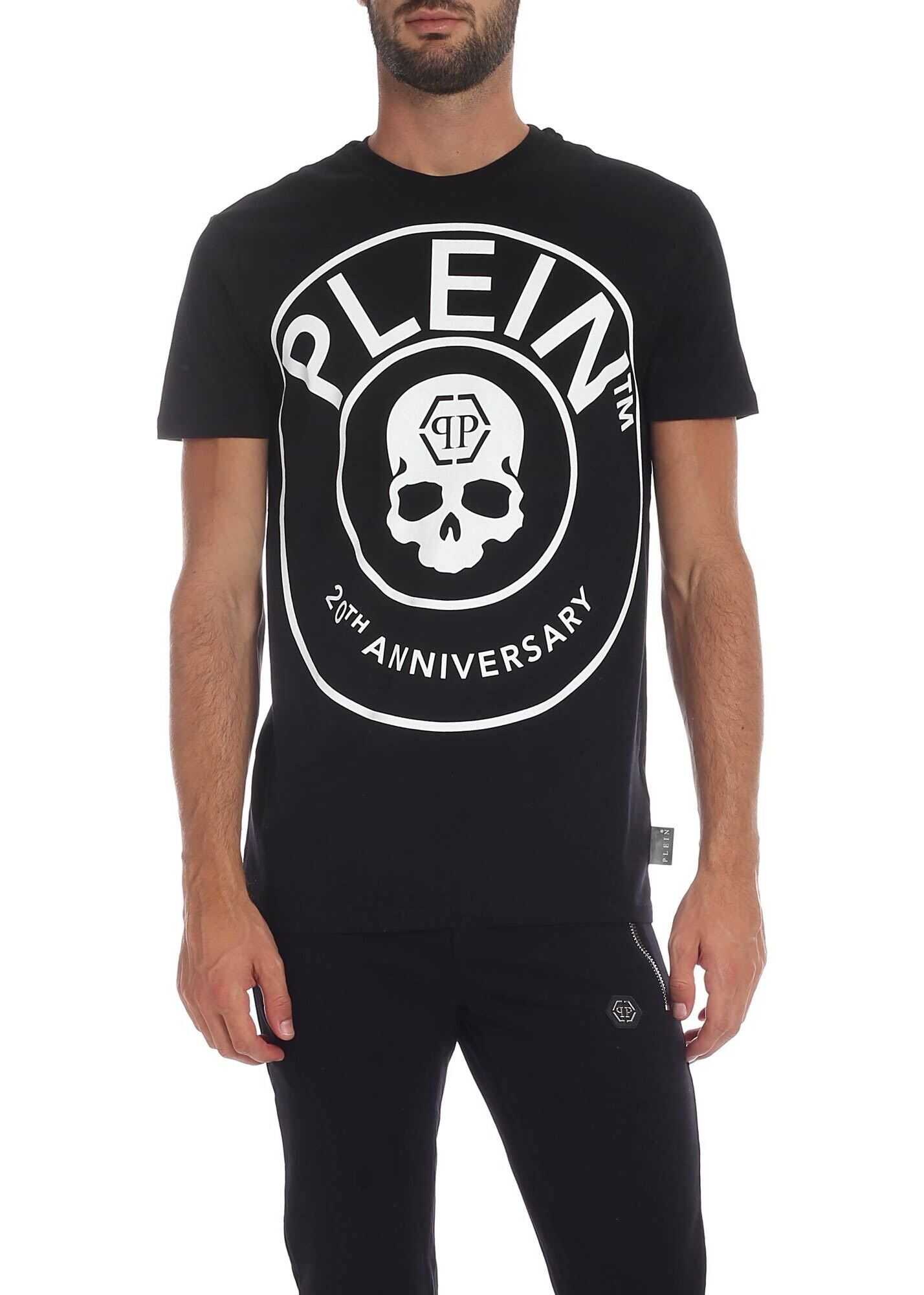 Philipp Plein T-Shirt In Black With Logo Print Black