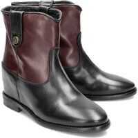 Ghete Color Block Wedge Bootie Femei