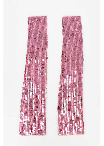 Manusi DSQUARED2 Sequined Sleeves Pink Femei (BM 7030423) 1