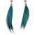 DSQUARED2 Leather Blend Earrings Green