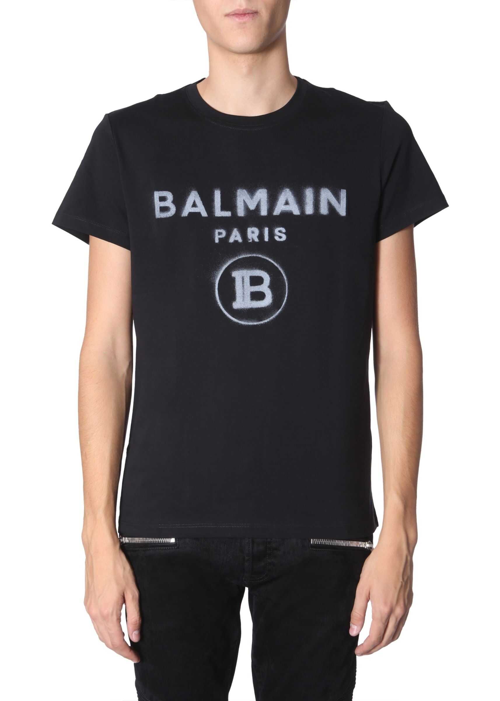 Balmain Round Neck T-Shirt BLACK