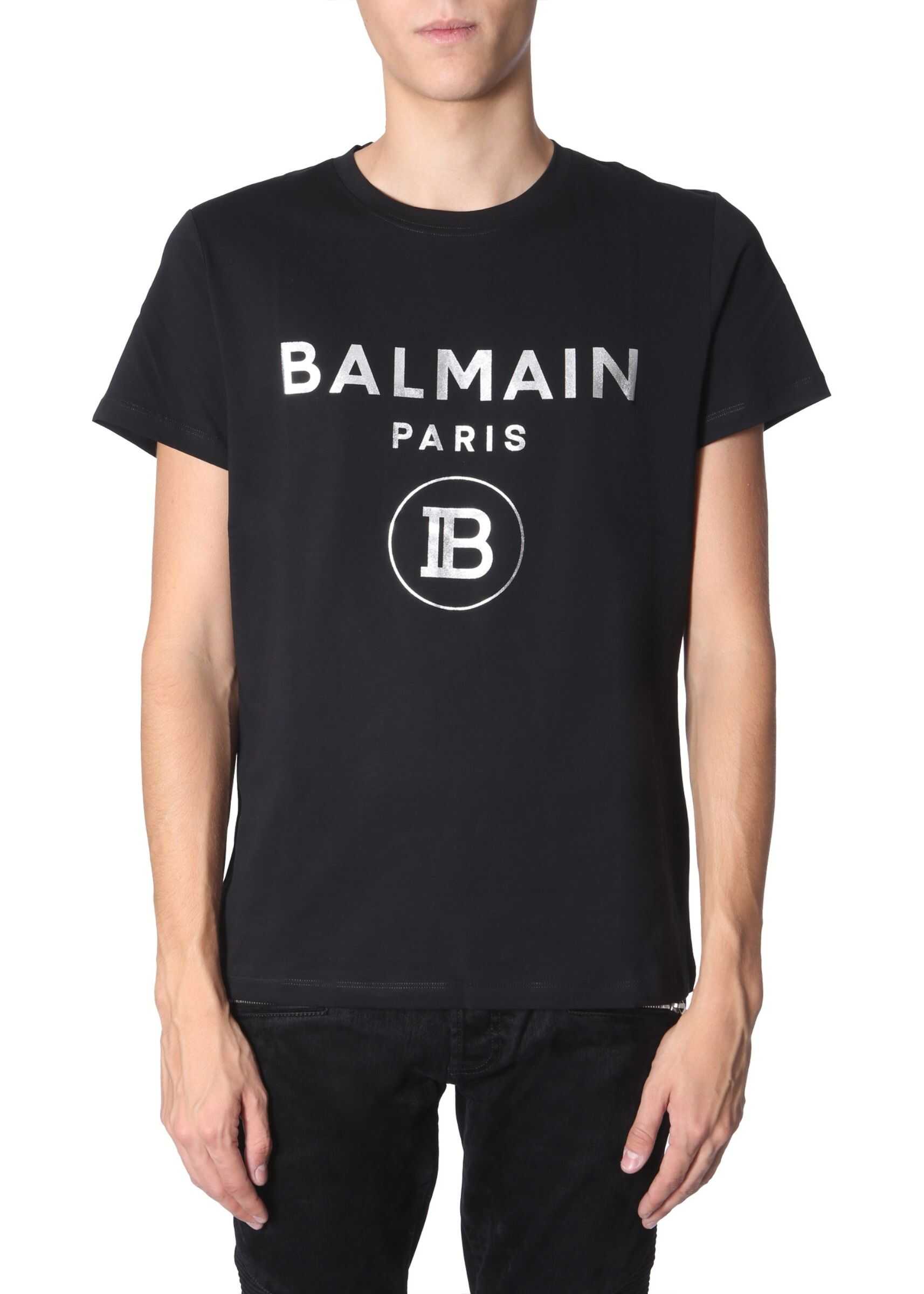 Balmain Round Neck T-Shirt BLACK