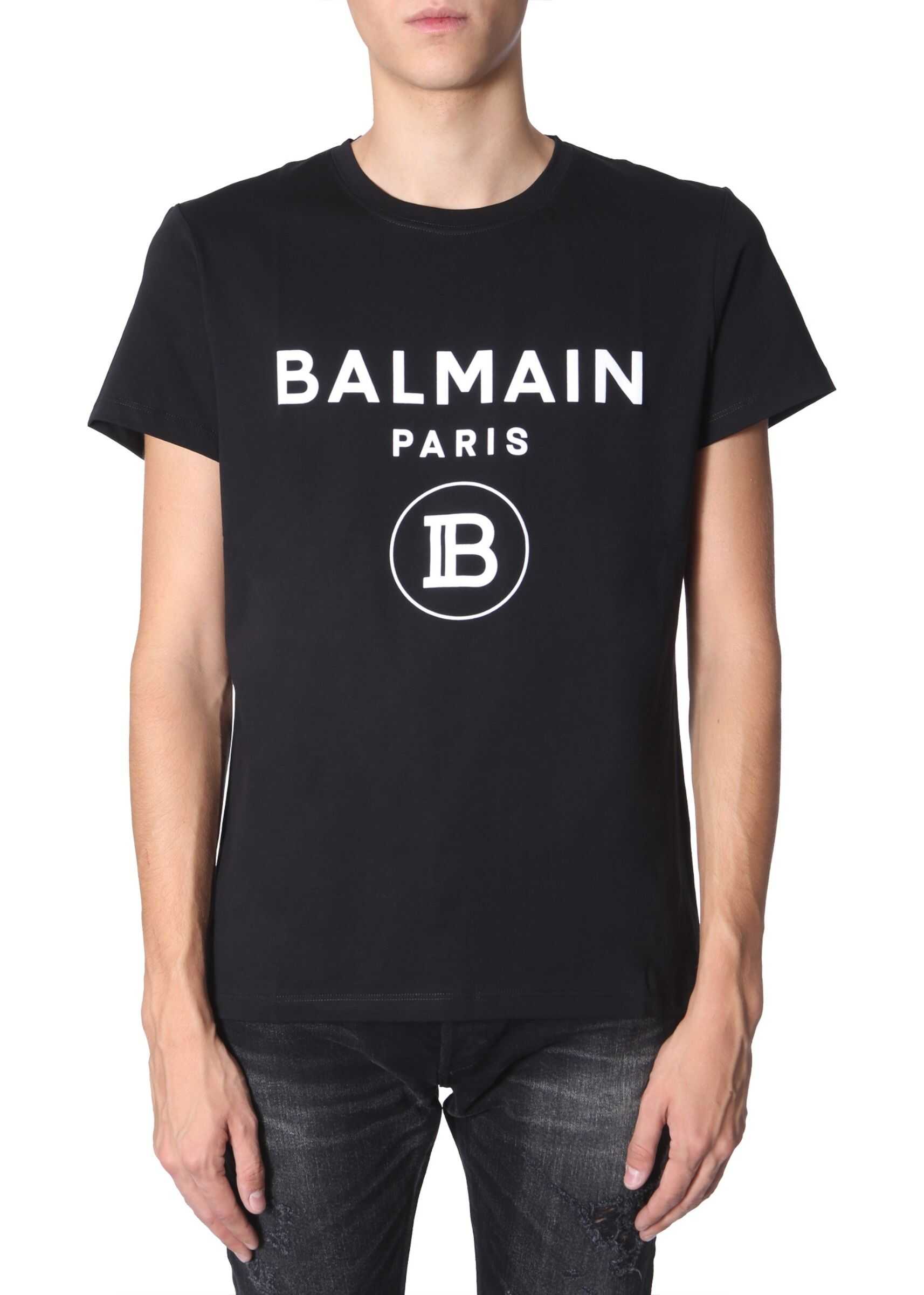 Balmain Round Neck T-Shirt BLACK