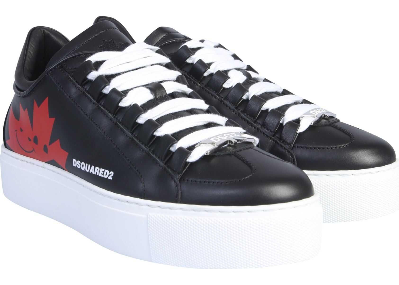 DSQUARED2 Canadian Team Sneaker BLACK