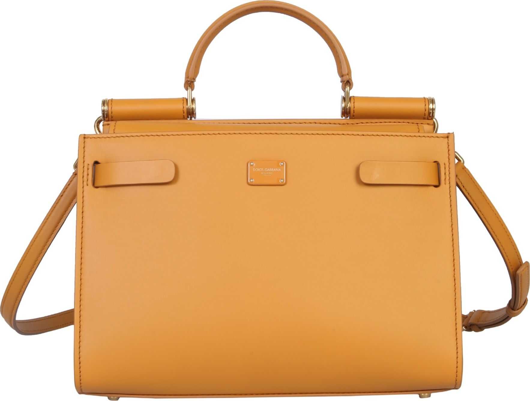 Dolce & Gabbana Small Sicily 62 Bag YELLOW