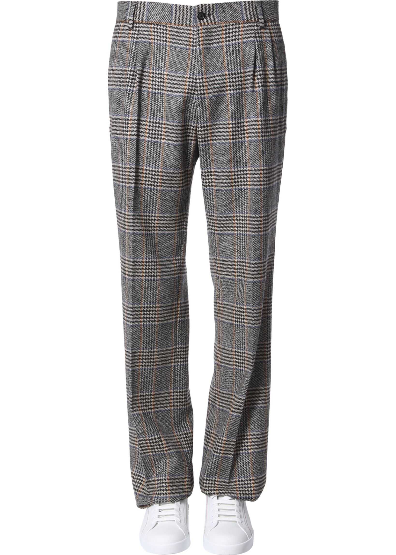 Dolce & Gabbana Wool Pants MULTICOLOUR
