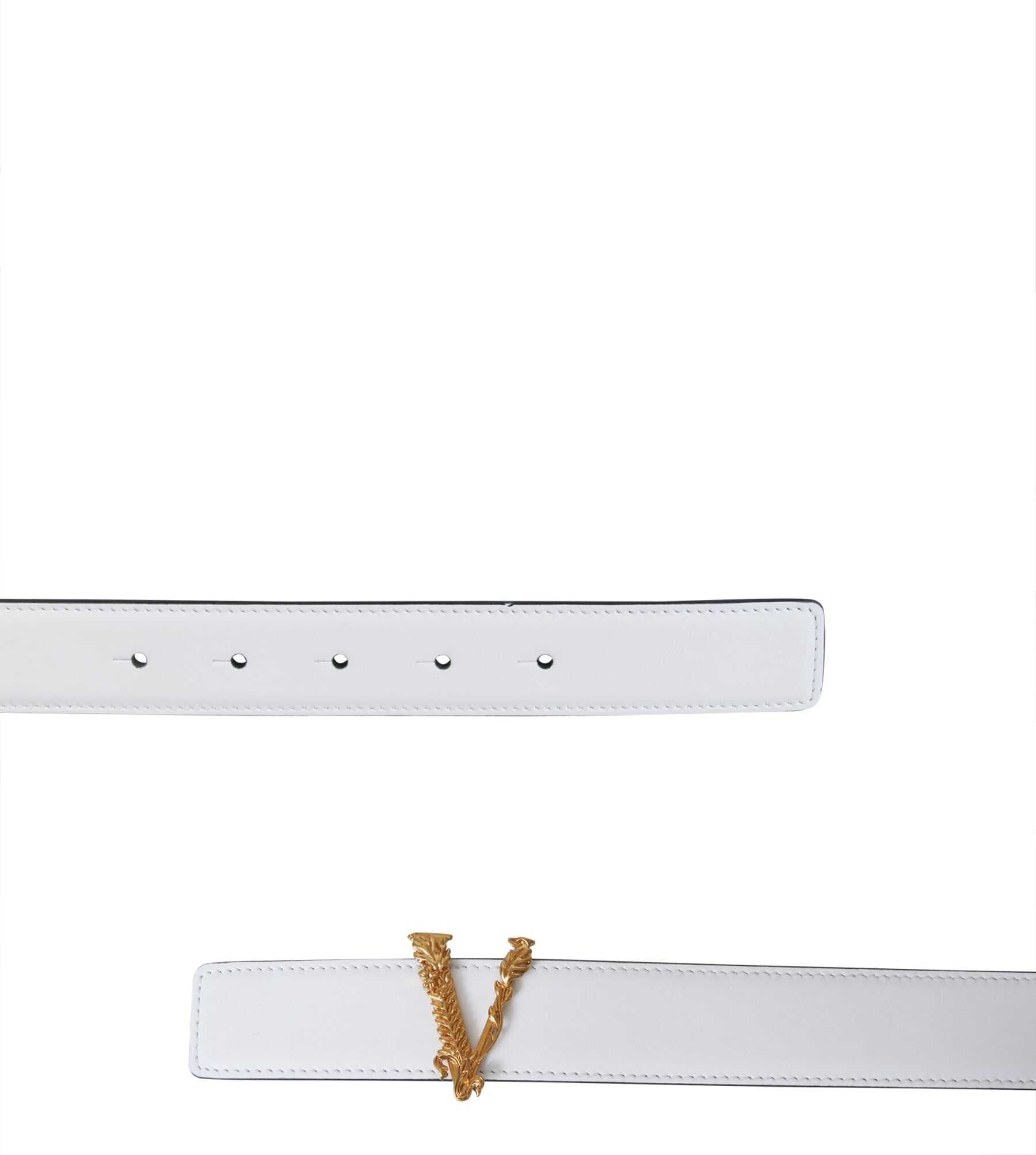 Versace Virtus Belt WHITE