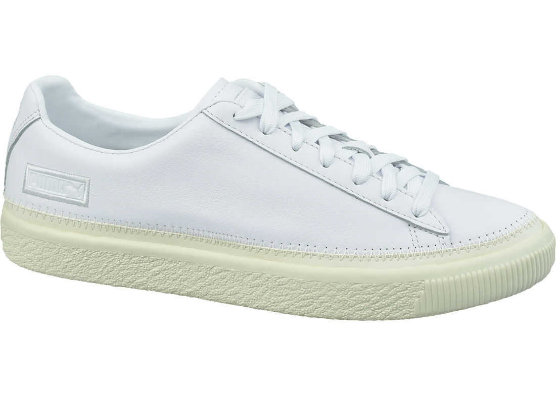 PUMA Basket Stitched White