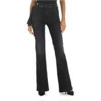 Blugi evazati Jade Jeans In Black Color Femei