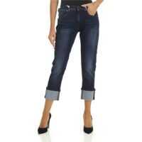 Blugi drepti Karen Jeans In Dark Blue Color Femei