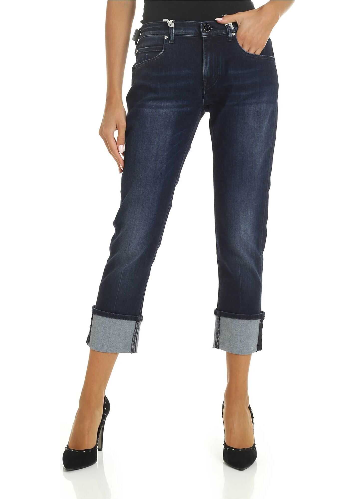 Blug Jacob Cohen Karen Jeans In Dark Blue Color Blue