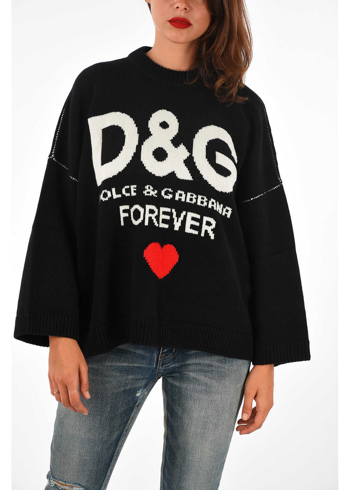 Dolce & Gabbana FOREVER Cashmere Sweater BLACK